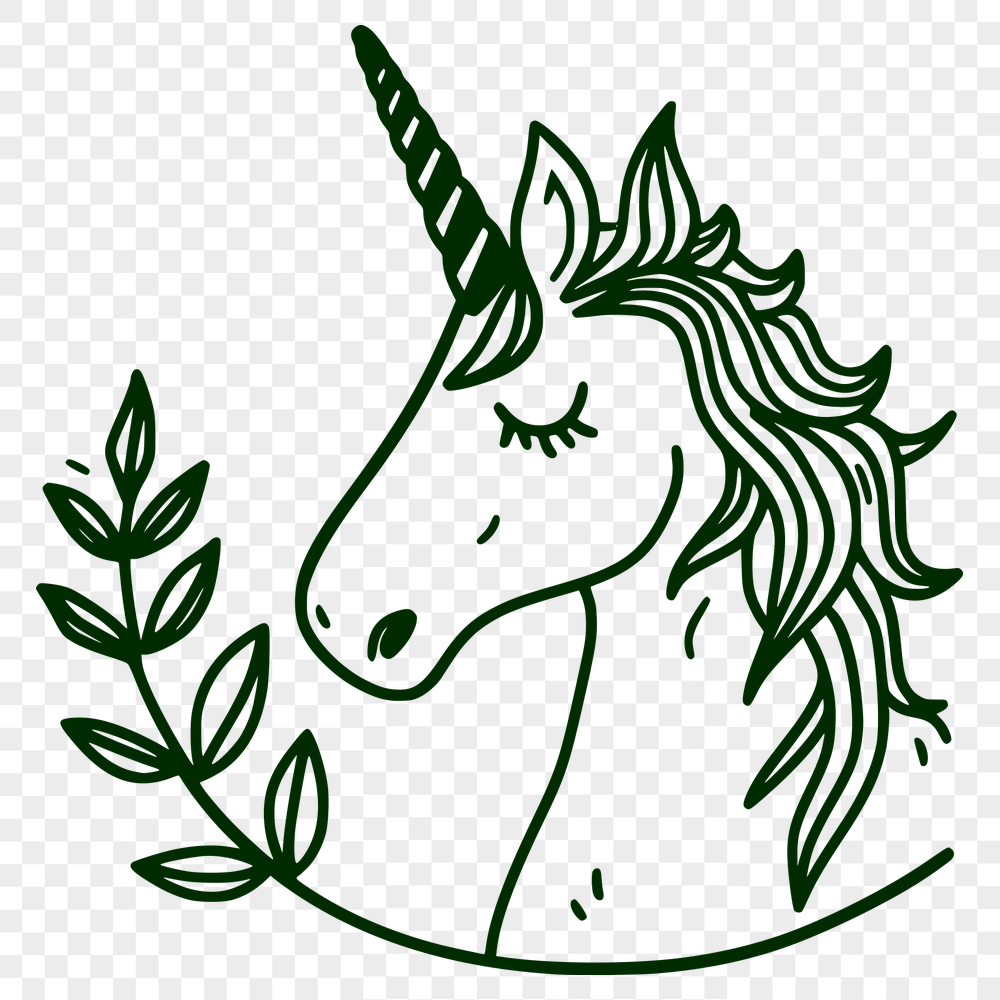 Free Creative Unicorn Digital Drawing