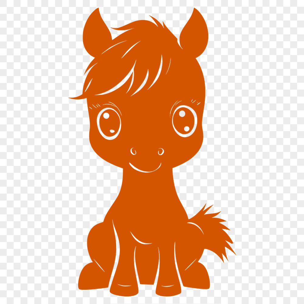 Free Unique Horse Clip Art PDF - Commercial Use