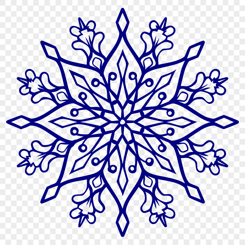 Beautiful Snow Vector Craft File