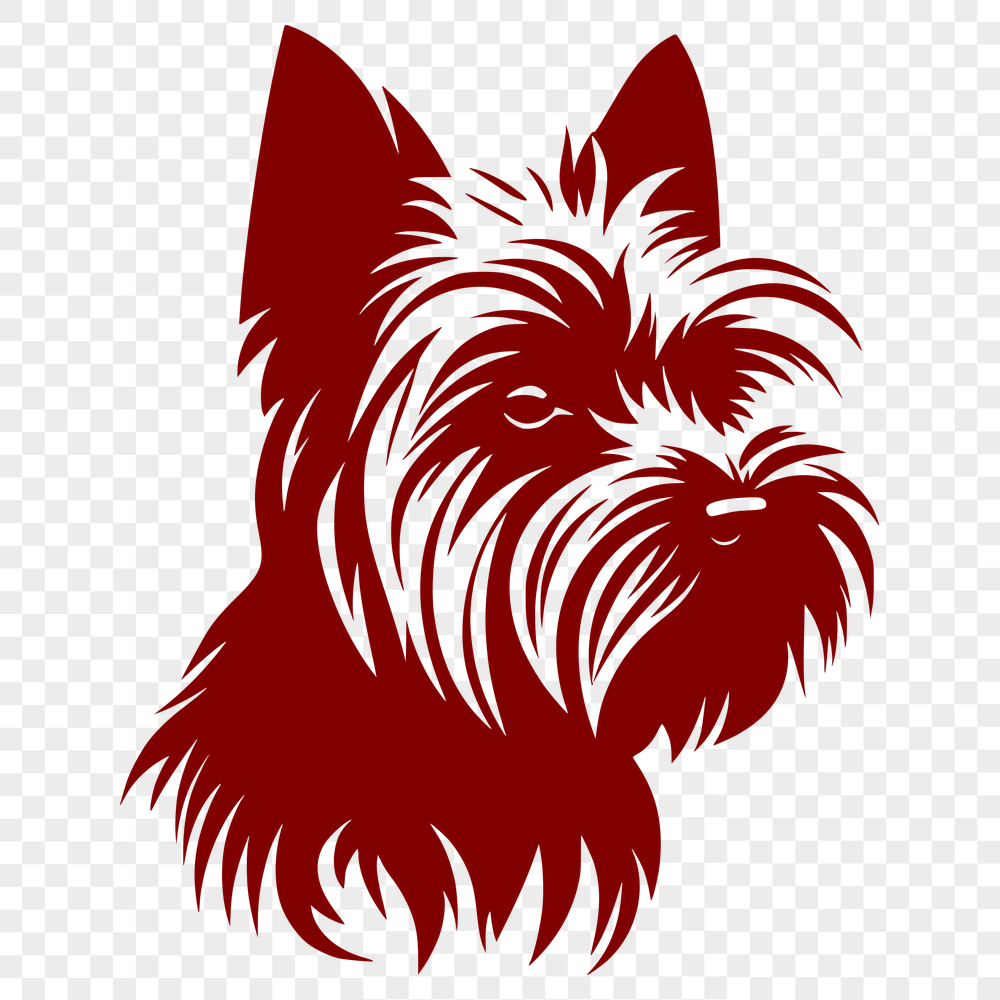 Free Artistic Yorkshire Terrier Clipart