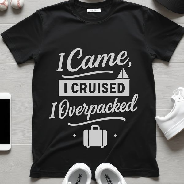 Funny Cruise Quote SVG Illustration Illustrative cruise quote with humorous design elements.
