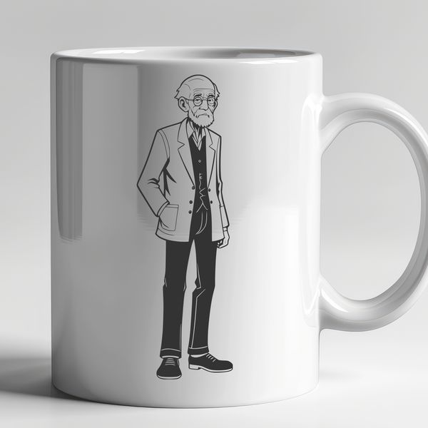 A digital illustration of an adult male figure in various poses.
