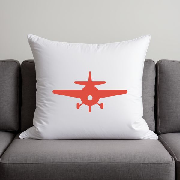 Illustrated vector design of a commercial airplane, suitable for cutting machine projects.