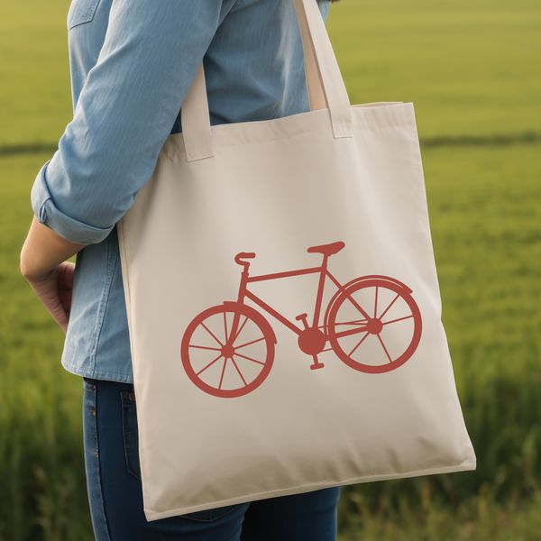 A detailed silhouette of a bike made from interconnected lines and curves.