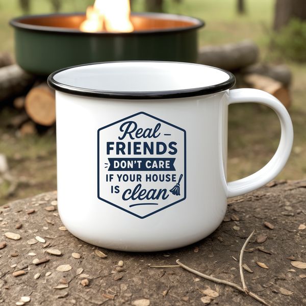 Friendly quote illustration with elegant typography.