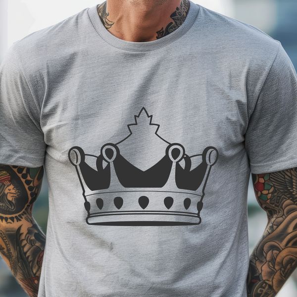 A stylized crown icon designed as a vector graphic, suitable for digital use.