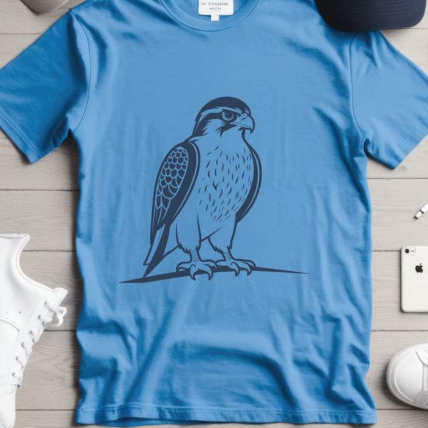 Falcon SVG Design for Crafting A detailed illustration of a bird of prey, suitable for commercial or personal use in various design projects.