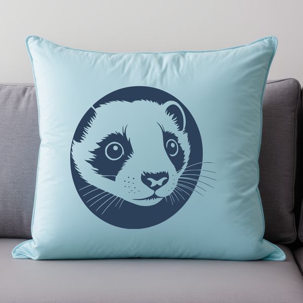 Free Ferret Clipart for Personal Use A vector illustration of a ferret in a playful pose.