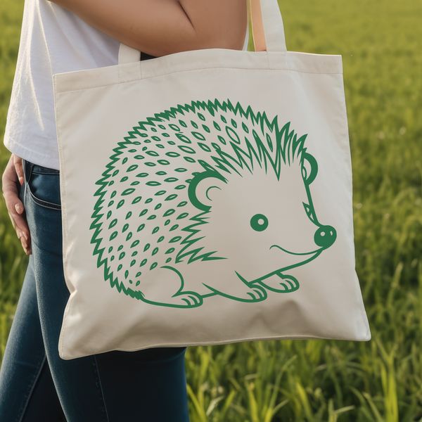 A high-resolution digital image of a hedgehog rendered as scalable clip art.