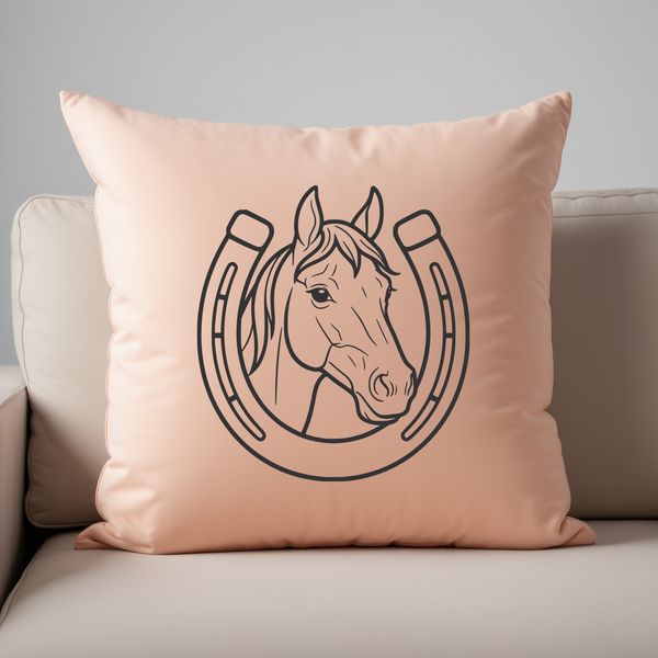 SVG vector art of a horse shoe for commercial use and digital design projects