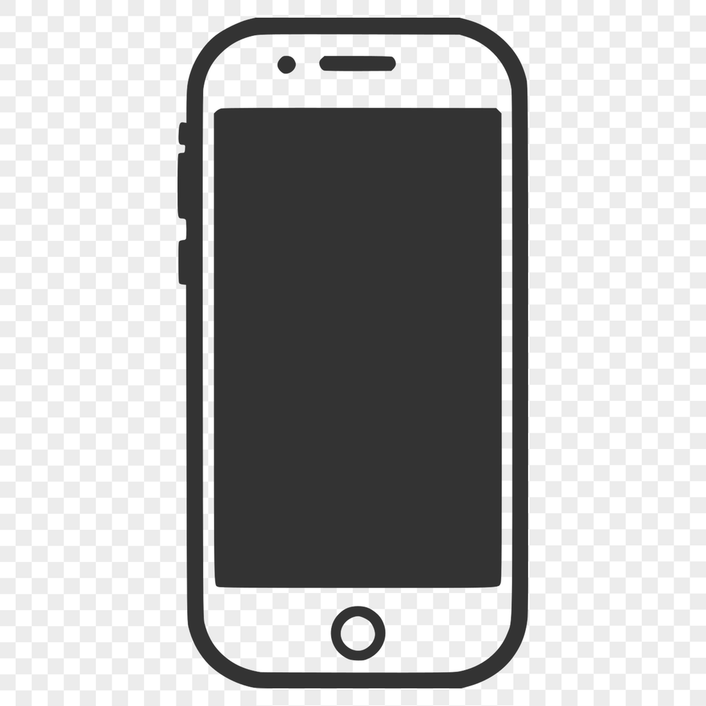Vector Phone Illustration A high-tech mobile phone design in vector format.