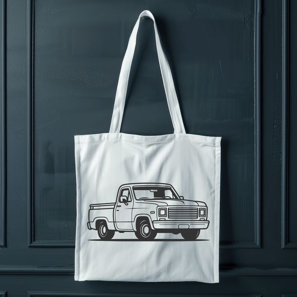 Rugged Ride Illustration A high-quality SVG illustration of a pickup truck for various design and crafting projects.