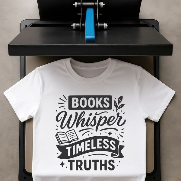 A vector illustration of a person reading a book with inspirational quotes.