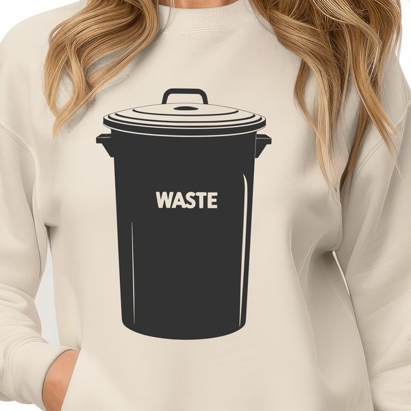Colorful Trash Bin Vector Icon Vector illustration of a trash can for graphic design and printing.