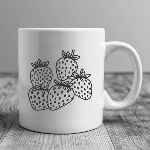 High-Quality Strawberry Clipart A high-quality digital illustration of a strawberry, ideal for use in graphic design projects.