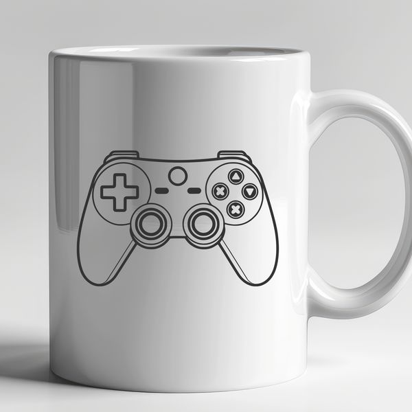 Game Controller Design Concept A vector design concept of a game controller with buttons and joysticks.