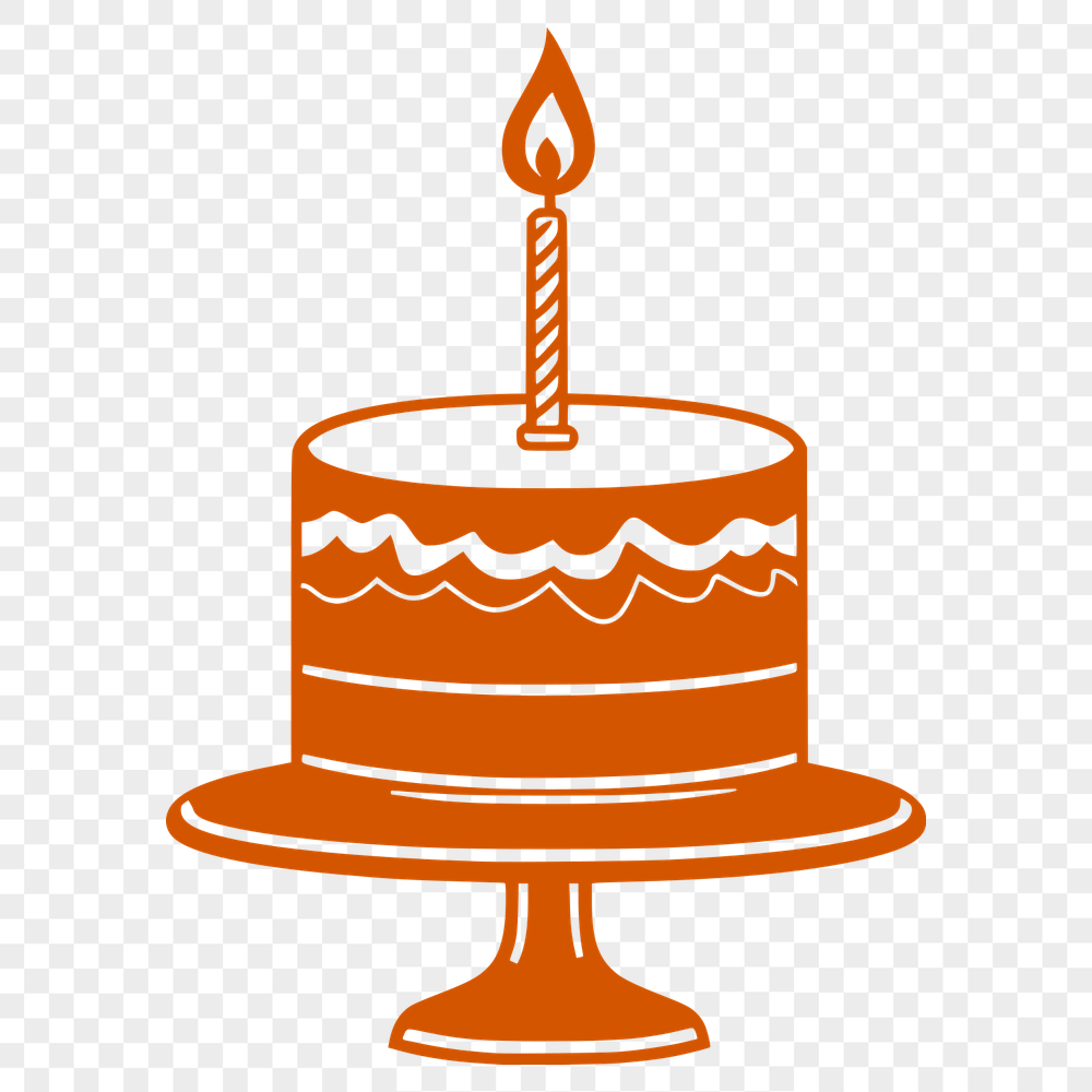 Birthday Cake Vector Art In PNG & SVG - Free Digital Download