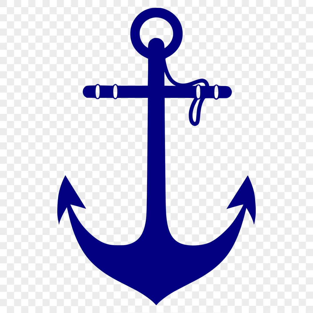 Artistic Anchor Vector Illustration