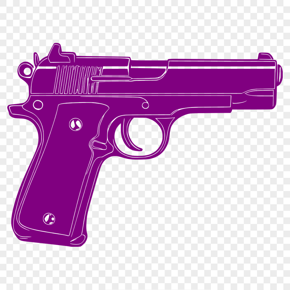 Free Unique Pistol - Free DXF Download, Commercial Use