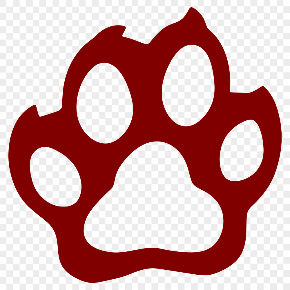 Animal Paw Decal In SVG, PNG, PDF And DXF Formats