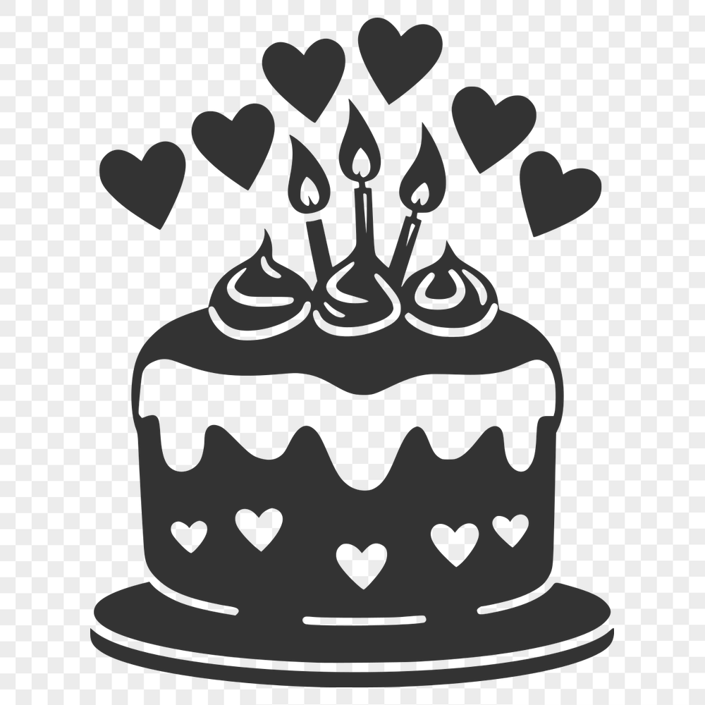 Unique Cake Digital Artwork PNG - Free Download