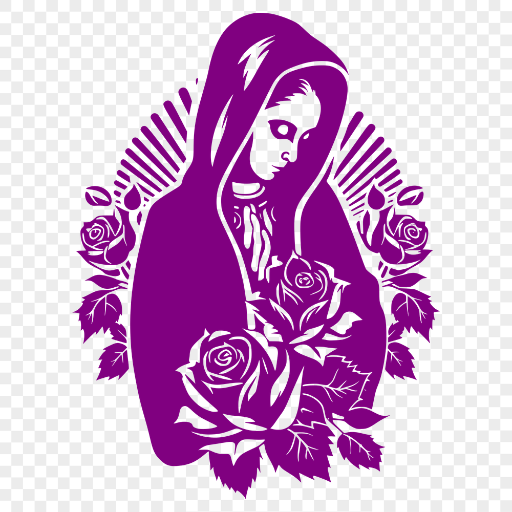 Free Ornate Our Lady Of Guadalupe  Digital Artwork