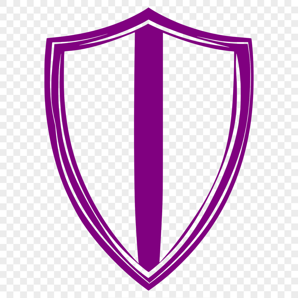 Free Vector Shield Icon for Personal and Commercial Use A high-quality graphic shield icon suitable for vector art projects.