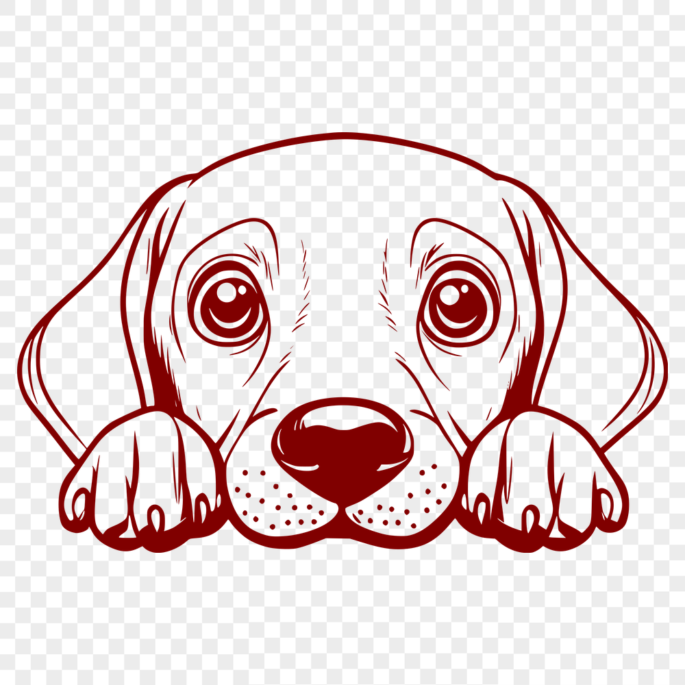 Free Weimaraner - Laser Engraver DXF Free Download