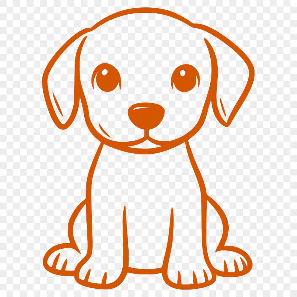 Stunning Dog In SVG, PNG, PDF And DXF File Formats - Free