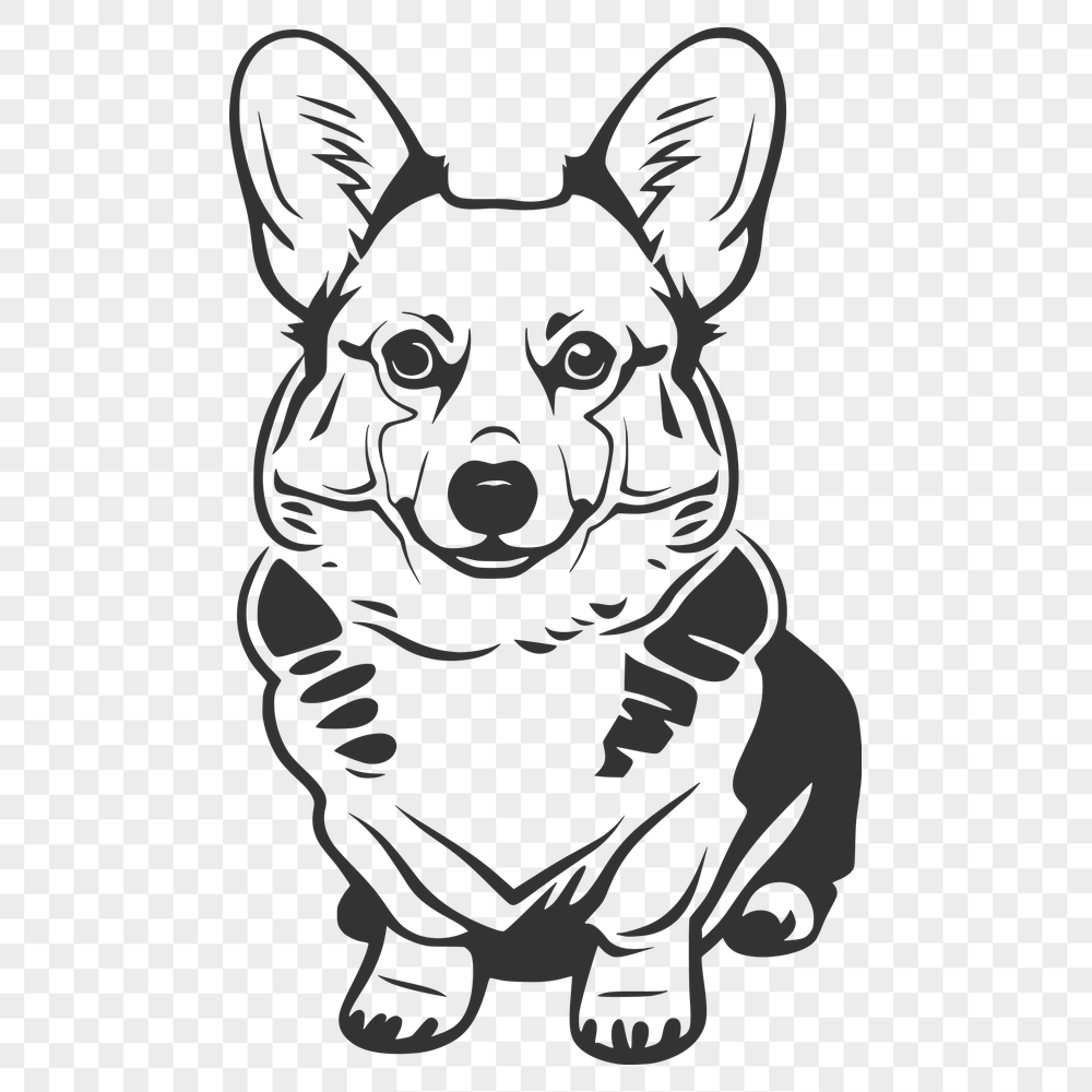 Beautiful Welsh Corgi Printable Image