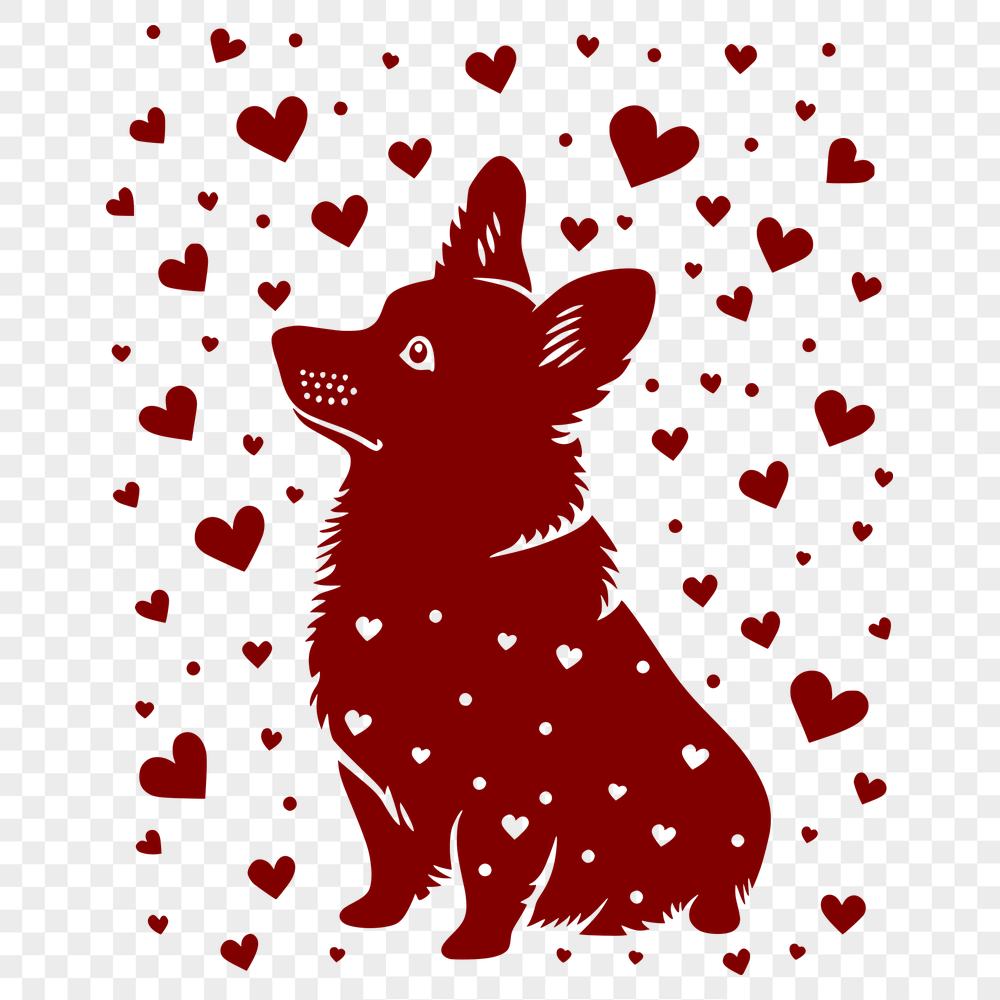 Sitting Welsh Corgi Clipart