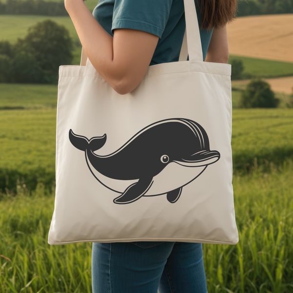 Vector Whale Illustration A stylized vector illustration of a whale in various formats available for commercial or personal use.
