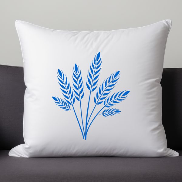 Beautiful Wheat Stalk Illustration A vector illustration of a single stalk of wheat with detailed texture and shape.