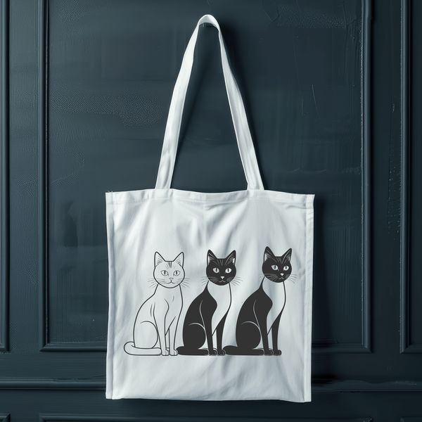 Feline Iconography Vector Graphic An isolated vector graphic representation of a common household pet.