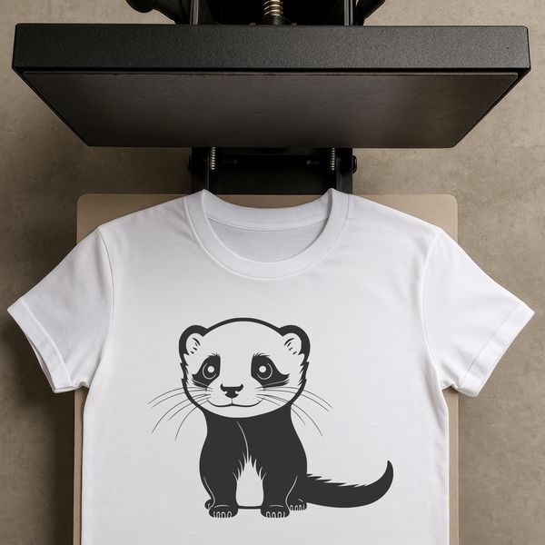 Ferret Silhouette Illustration A simple vector illustration of a ferret.