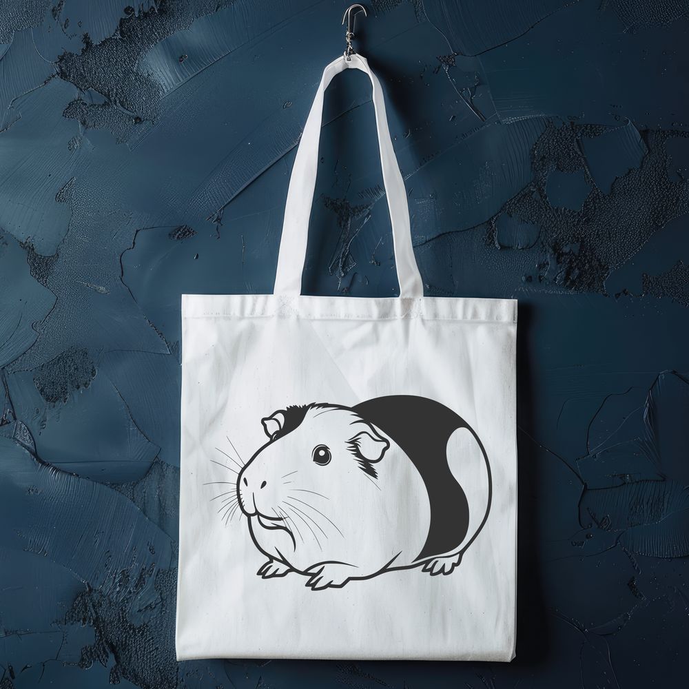 Guinea Pig Clip Art Vector Graphics A high-quality SVG illustration of a guinea pig, suitable for various design purposes.