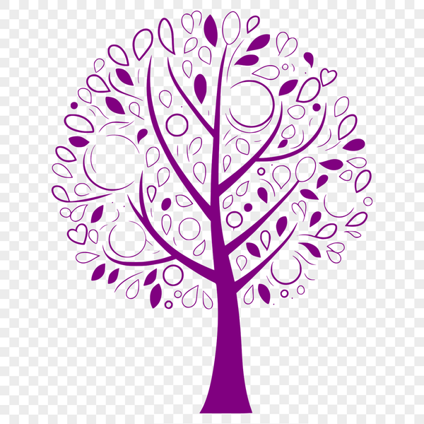 Simple Tree Vector Art Design Illustrated tree in a simple vector design.
