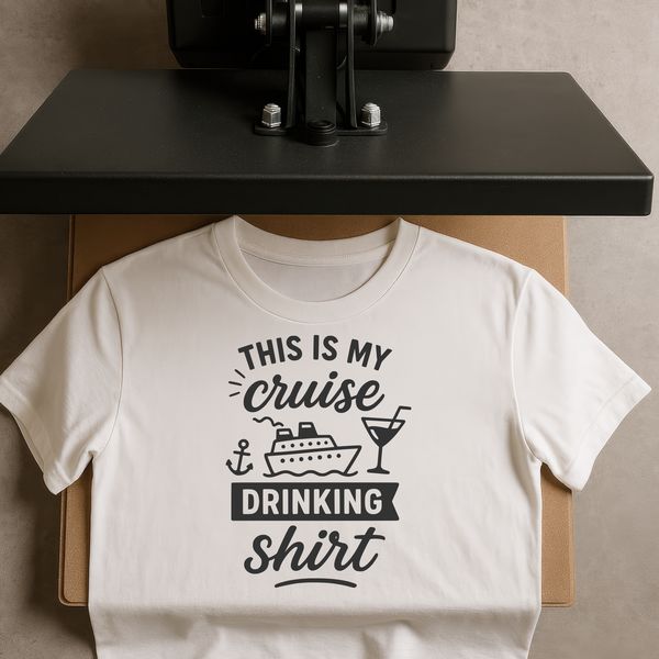 Cruise Quote SVG Design A humorous cruise-themed quote vector design suitable for various uses.