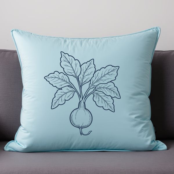 Free Radish Illustration A detailed illustration of a radish in a vector format.