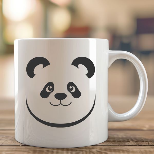 Beautiful Asian Animal SVG An illustration of a wild panda, suitable for vector design and commercial use.