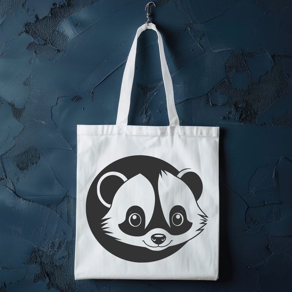 Wildlife Illustration Skunk SVG A digitally illustrated skunk in vector format.