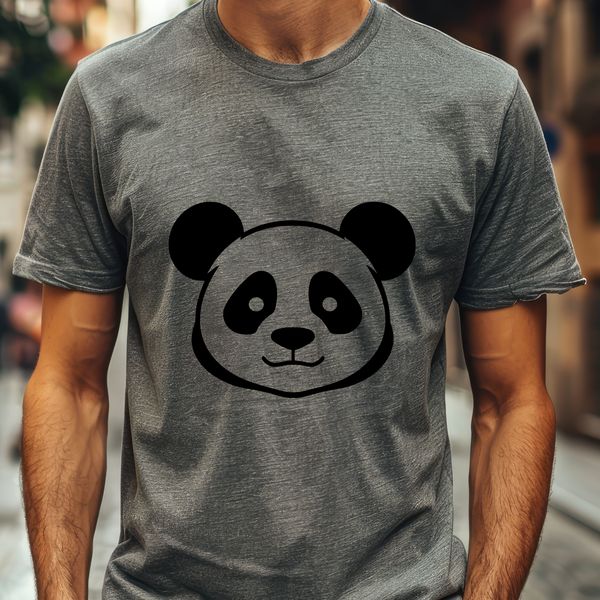 Wildlife Vector Graphic - Panda A digital illustration of a wild panda, suitable for vector design projects.