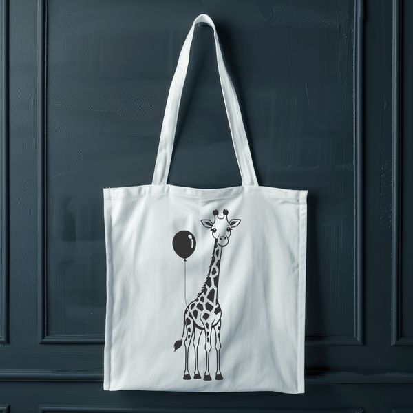 Stunning Vector Giraffe Illustration A high-resolution vector image of a realistic giraffe.
