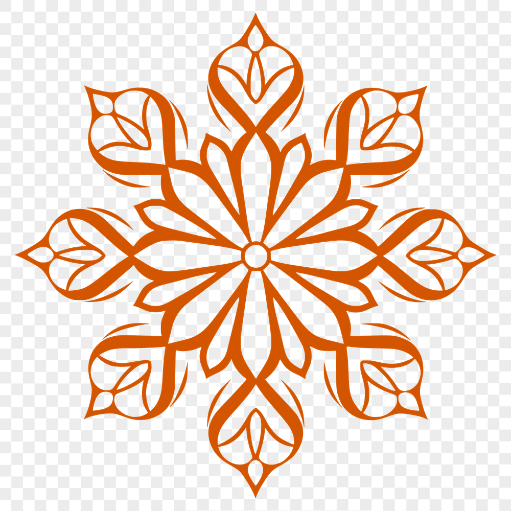 Unique Snowflake SVG