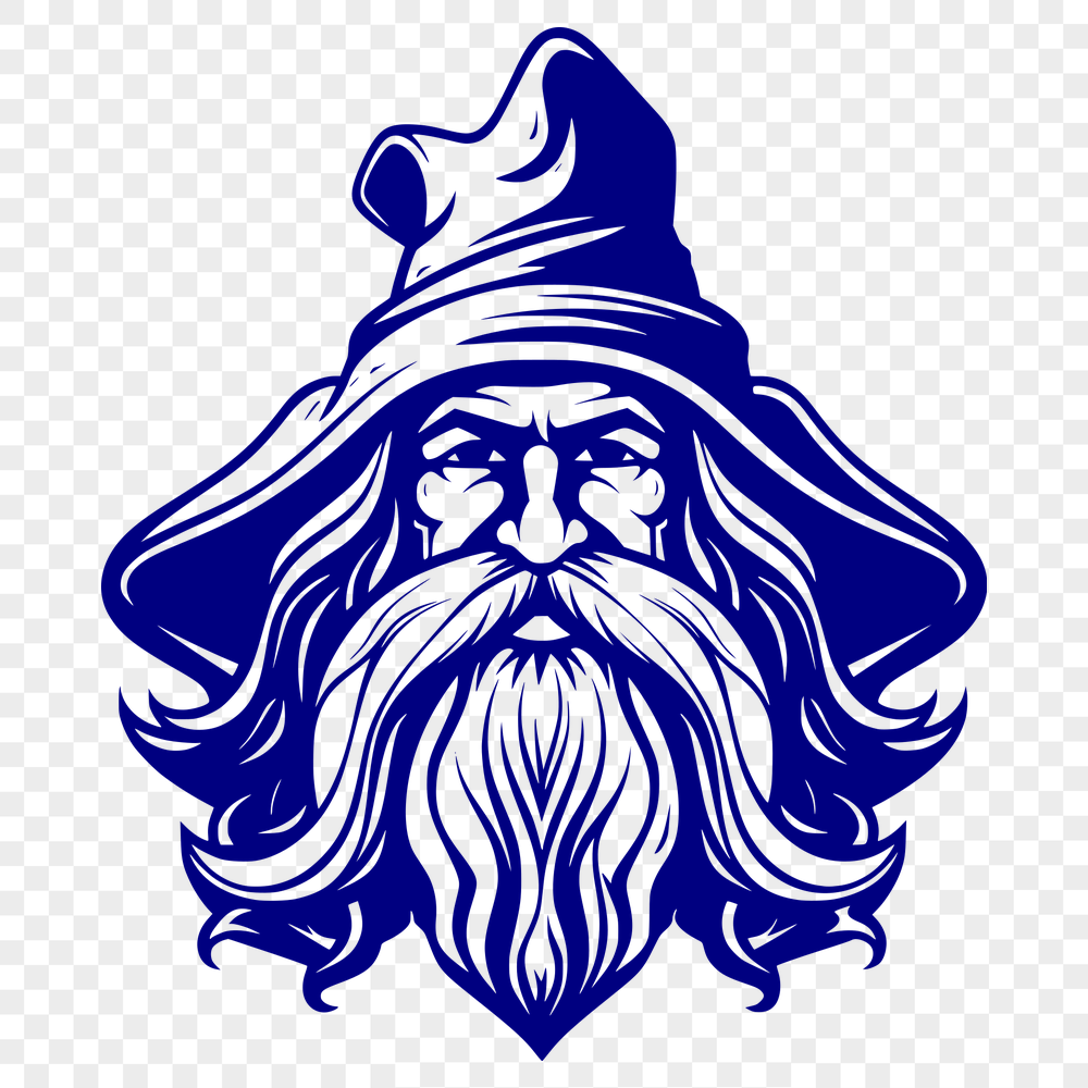 Free Unique Wizard Vector Image