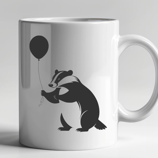 Wildlife Illustration - Badger Portrait A detailed illustration of a badger in a wild animal setting.