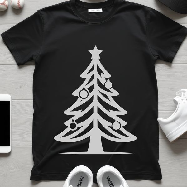 A classic Christmas tree graphic symbolizing the holiday season.