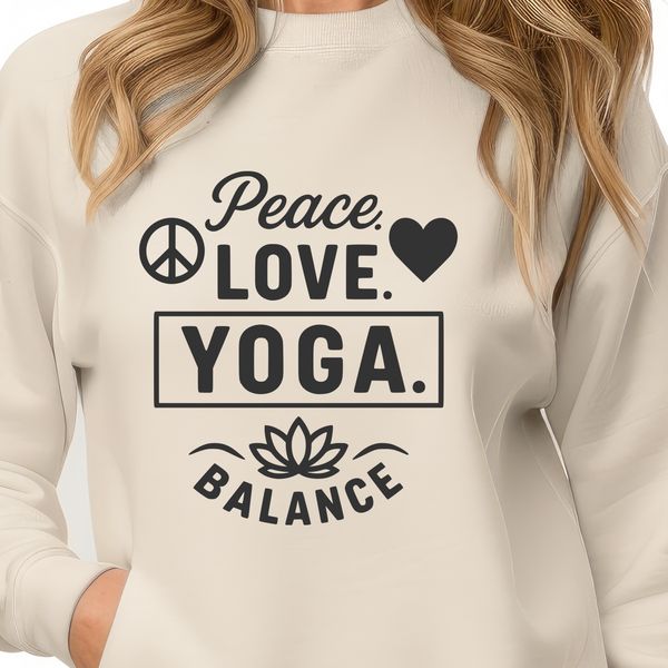 Beautiful Yoga Quote Design A digital illustration of inspirational yoga quotes in a clean and modern design.