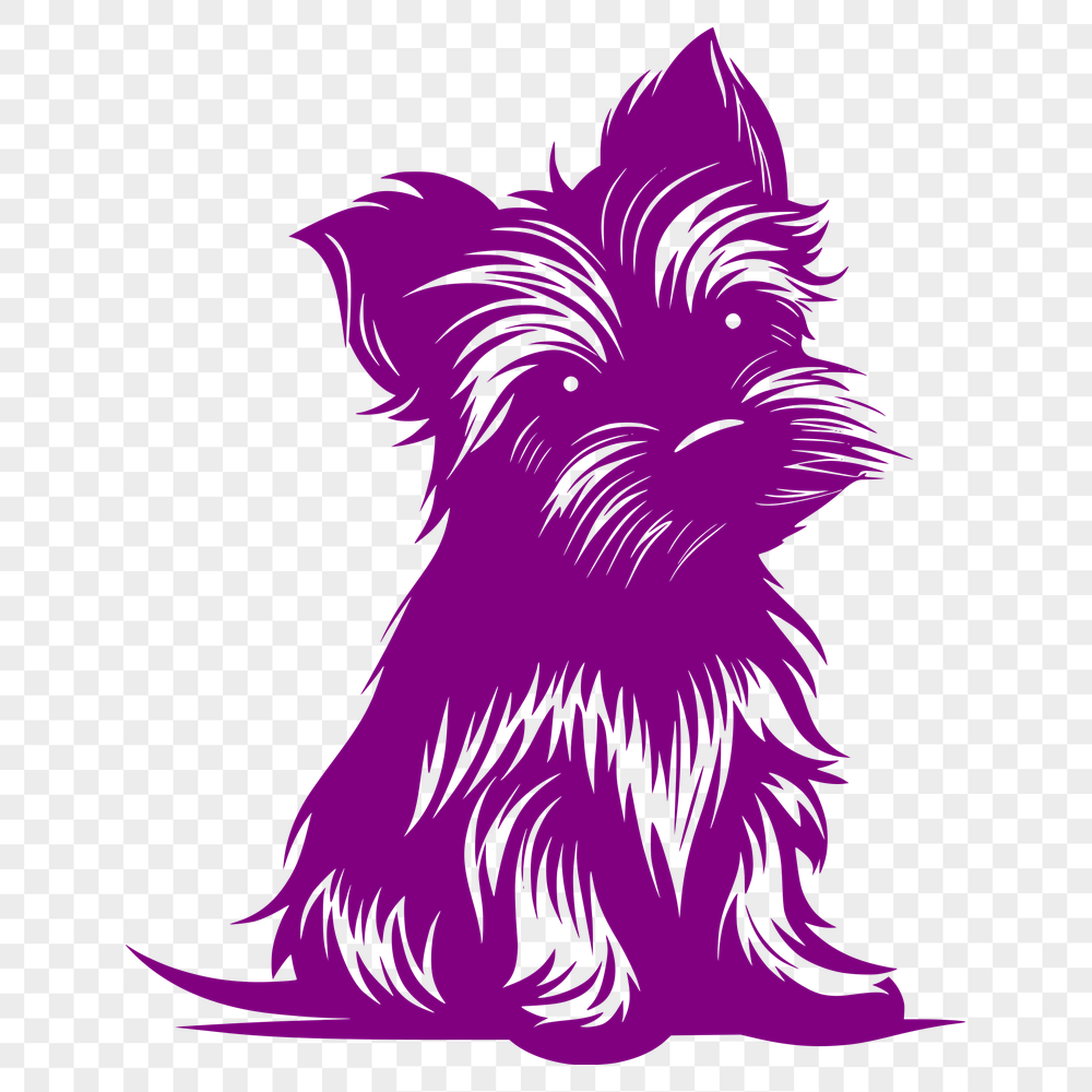 Creative Yorkshire Terrier Clip Art