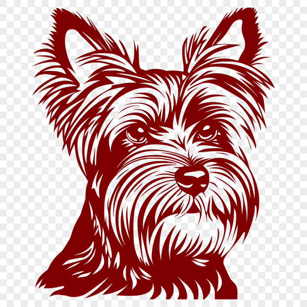 Free Creative Yorkshire Terrier Vector Art